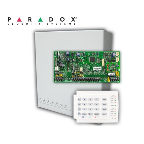PARADOX SP5500 5bölgeli (Zon) Alarm Kontrol Paneli Keypad Metal Kutu