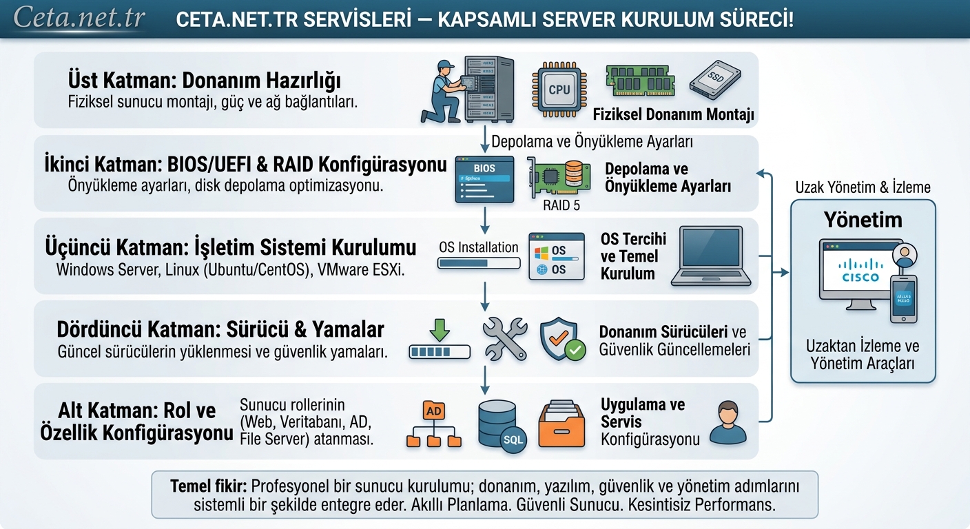 Sunucu Kurarken Nelere Dikkat Etmelisiniz? 5 Temel Katman